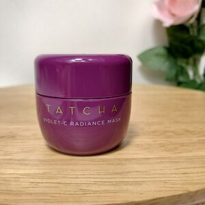Tatcha Skincare Mask Women Violet-C Radiance Mask Travel Jar Skincare NEW